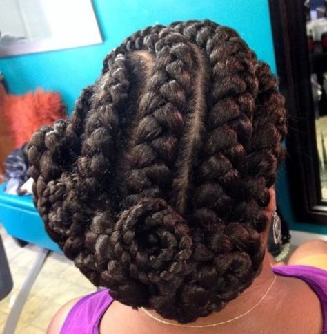 asymmetrical updo with goddess braids Asymmetrical Updo, Low Braid, Braid Buns, Goddess Braids Updo, Goddess Braid Styles, Goddess Braid, Coiled Hair, Braids Goddess, Women Cornrows