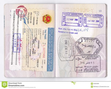 Passport Visa Stamps - Asia, Australia, Africa. Photo about africa, asia, adventures, open, visa, country, adventure, traveling, opened, australia, continents, egypt - 65992986 Open Passport, Airline Booking, Australia Visa, Book Cheap Flights, Flight Ticket, My Summer, Best Sites, I Left, Travel Agency