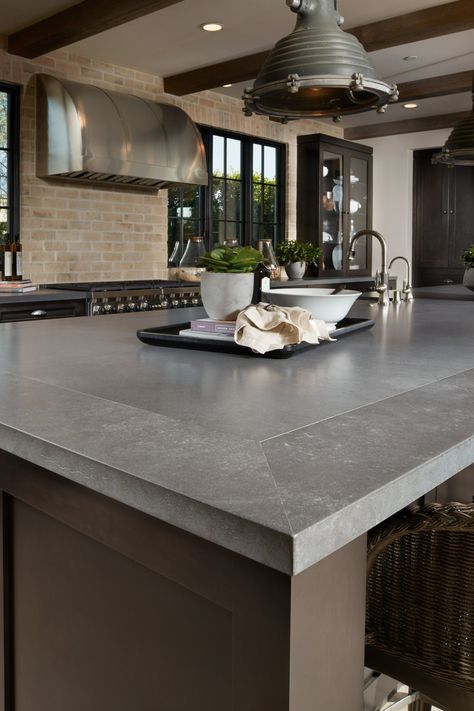 Metropolis Grey is a quartz that has the look and feel of concrete. With charcoal grey and white flecks on a pebble grey background, the occasional areas of soft brown add dimension and warmth. Tap the photo for more information. #grayquartz #concretelookcountertop #arizonatile Gray Kitchen Countertops, Grey Quartz Countertops, Gray Quartz Countertops, Arizona Tile, Grey Quartz, Concrete Countertops Kitchen, Quartz Kitchen Countertops, Grey Countertops, Quartz Kitchen