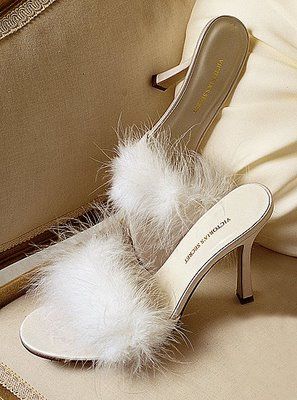 Boudoir inspired feathered satin slippers at victoriassecretcom Stylish home: Shoe closets. More lusciousness at http://mylusciouslife.com/stylish-home-shoe-closets/ Estilo Chic, Shoe Closet, Girly Girl, Girly Things, Me Too Shoes, Stiletto Heels, Fashion Shoes, Shoe Boots, Wedges