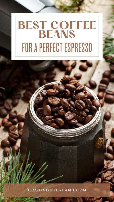 Best Coffee Beans for a perfect Espresso Best Coffee Beans For Espresso, Best Espresso Beans, Italian Espresso Machine, Kitchen Life Hacks, Espresso At Home, Coffee Industry, Italian Espresso, Coffee Farm, Espresso Beans