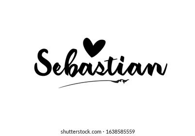 Sebastian Name, Logo Typography Design, Logo Typography, Hand Written, 3d Objects, Typography Design, Design Template, Design