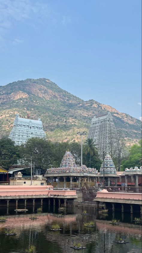 Tamilnadu Village, Thiruvannamalai Temple Hd, Thiruvannamalai Temple, Thiruvannamalai Shiva, Tamilnadu Aesthetic, Lord Shiva Mantra, Best Pov, Ramana Maharshi, Ancient History Facts