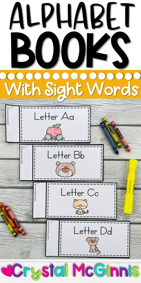 Letter Lessons For Kindergarten, Books For Each Letter Of The Alphabet, Teaching The Alphabet In Kindergarten, Alphabet Poems For Each Letter, Alphabet Books For Preschool, Alphabet Games For Kindergarten, Teaching Alphabet, Alphabet Poem, Name Activities Preschool