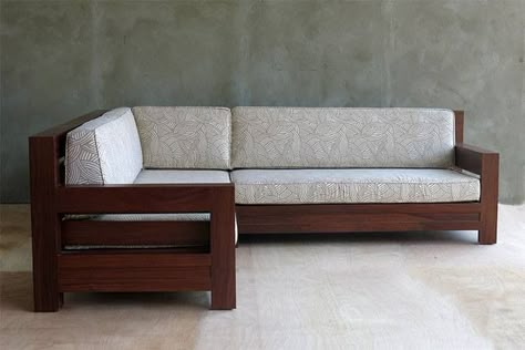 🏡 Sofa Design Wood, Simple Living Room Decor, Wooden Sofa Set Designs, Wooden Sofa Designs, Corner Sofa Design, Wooden Bed Design, Interior Design Your Home, Sofa Bed Design, Furniture Details Design