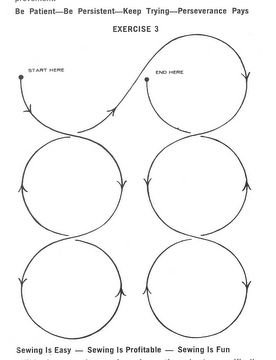 Continuing from yesterday, training a sewing operator should be done methodically. This section detailed step by step instructions for how to convey information, correct mistakes and have the learn… Sewing Exercises, Sewing Practice, Sewing Machines Best, Teaching Sewing, Diy Sewing Gifts, Machines Fabric, Girls Dress Sewing Patterns, Free Motion Quilt Designs, Quilting Templates