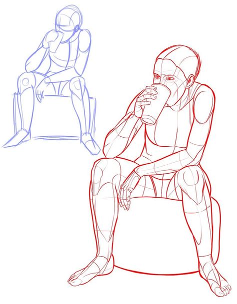 Pose Reference, Drinking, Cup, Sitting, Female, Woman Drinking Wine Drawing Reference, Man Drinking Drawing, Holding Bowl Reference, Drinking Drawing Reference, Drinking Poses, Drinking Drawing, Drink Reference, Drawing Anatomy, Drawing Body Poses