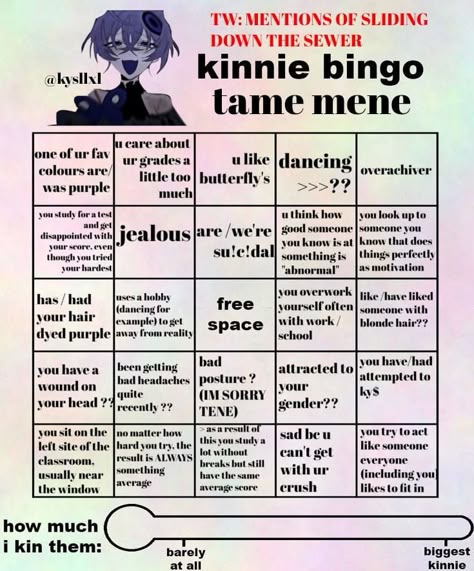 Hsr Kinne Bingo, Class Of 09 Kinnie Bingo, Tame Mene Icons, Pjsk Kinnie Bingo, Abnormality Dancin Girl, Abnormality Dancing, Kin Bingo, Capital I, Kinnie Bingo