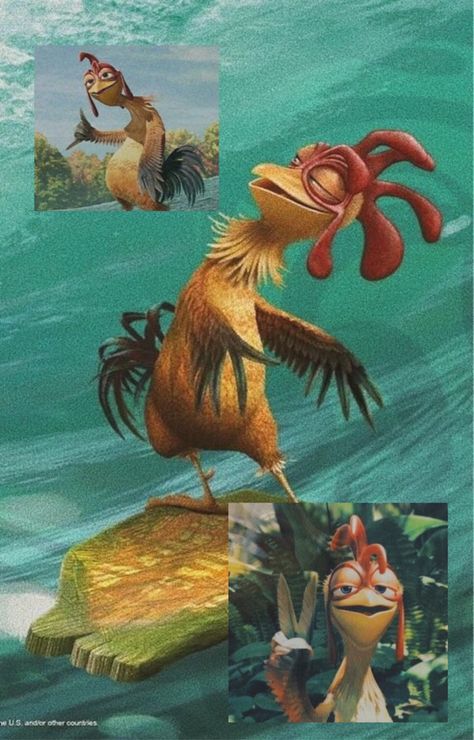 Chicken Joe Wallpaper Aesthetic, Chicken Joe Aesthetic, Chicken Joe Surfs Up Wallpaper, Chicken Joe Surfs Up Tattoo, Chicken Joe Surfs Up, Chicken Joe Wallpaper, Surf's Up Movie, Chicken Joe Tattoo, Surfs Up Wallpaper