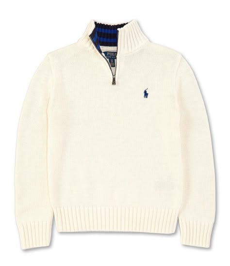 Ralph Lauren Half Zip, Clothes For Winter, Womens Suits Business, Classy Outfits Men, Guys Clothing Styles, Half Zip Sweaters, Ralph Lauren Outfits, Ralph Lauren Sweater, High Fashion Street Style