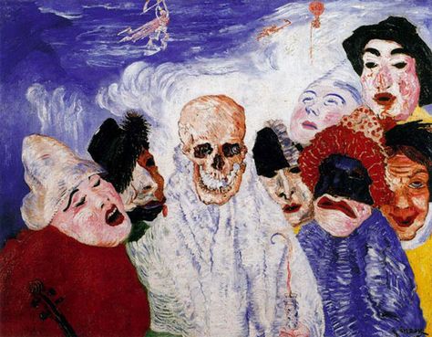 James Ensor, Degenerate Art, Alfred Stevens, Expressionist Artists, Masks Art, Oil Painting Reproductions, Painting Reproductions, Art Series, Art Movement