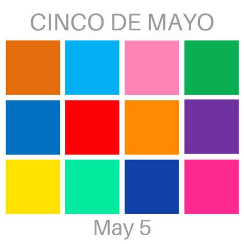 Initially a commemoration of the Mexican army’s victory over French forces on May 5, 1862 at the Battle of Puebla, Cinco de Mayo has become a broader celebration of Mexican-American culture. It’s now a bigger day of celebration in America than in Mexico and festivals are now held to mark Cinco de Mayo around the world. Here’s a colour palette of the colours often found in Mexican art, design and architecture. Colour illustration: Zena O’Connor, PhD © Design Research Associates @zena_oconnor Mexico Colour Palette, Bright Mexican Color Palette, Mexican Fiesta Color Palette, Mexican Color Palette Mexico, Mexican Colour Palette, Fiesta Color Palette, Mexico Color Palette, Mexican Color Scheme, Mexican Colours