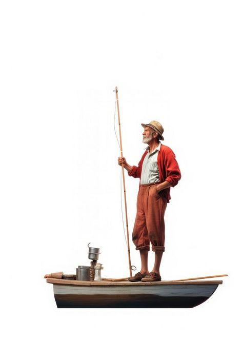 A Man Standing, People Png, Wood Boats, Illustrator Design, People Sitting, On A Boat, Man Standing, Watercraft, Water Crafts