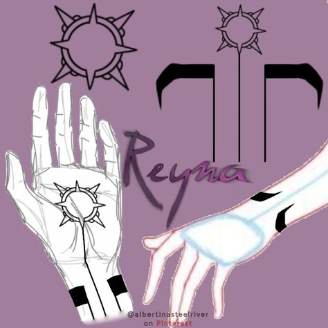 Reyna, Reyna tattoo, Valorant, Valorant tattoo Reyna Tattoo, Reyna Valorant, Anime Cosplay Makeup, Hand Drawings, Cosplay Makeup, I Made It, The Hand, Tattoos And Piercings, Not Mine