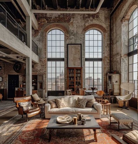 Embrace the Fusion of Industrial Chic in Your Interior Design • 333+ Images • [ArtFacade] #Appeal #DecorTips #Style #Exploring #the #Decor #HomeDecor #of #HomeIdeas #InteriorInspo #Raw #Industrial #HomeStyle Urban Chic Interior Design, Industrial House Interior, Industrial Glam Decor, Ambiance Bedroom, Bedroom In Blue, Industrial Style Interior Design, Style Hacienda, Industrial Chic Interior, Loft Style Living