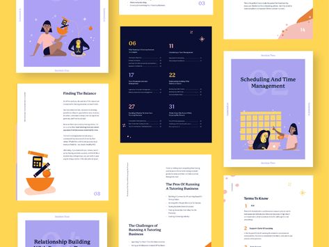 Ebook Design Layout, Ebook Layout, Editorial Design Magazine, Ebook Template Design, Cv Original, Magazine Design Cover, Instagram Grid Design, Tutoring Business, Brochure Design Layout
