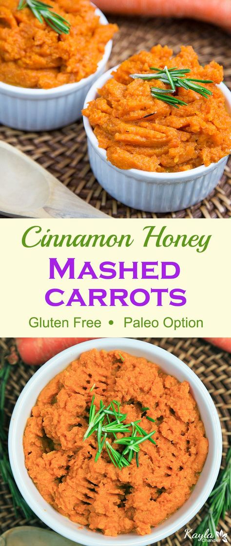 Cinnamon Honey Mashed Carrots Carrot Mash Recipes, Carrot And Parsnip Mash, Mashed Carrot Recipes, Pureed Carrots Recipes, Pureed Carrots, Mashed Vegetable Recipes, Puree Carrots Recipes, Mashed Vegetables, Carrot Mash