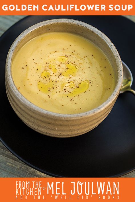 This dairy-free puréed cauliflower soup is creamy, smooth, and fluffy - like sipping a cloud. Paleo compliant, Whole30 approved. via @meljoulwan Soup Weather, Paleo Cauliflower, Cauliflower Soup Recipes, Paleo Soup, Aip Recipes, Cauliflower Soup, Bowl Of Soup, Life Choices, Whole 30 Recipes