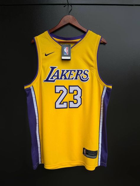 NBA Los Angeles Lakers Basketball Nike Jersey JAMES #23 Jersey Outfit Lakers, Nba Clothes, Nike Nba Jerseys, Lakers Merch, Basketball Nike, Lakers Shirt, La Lakers Jersey, Lakers Jersey, Basketball Tank Tops