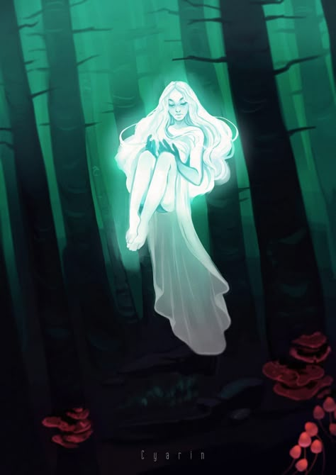 Cyarin (aka Laura Brouwers) - A Collection of Adorable Digital Illustrations Arte Fantasy, Art Anime, Creature Art, White Hair, Fantasy Character Design, In The Woods, Pretty Art, Character Design Inspiration, Amazing Art