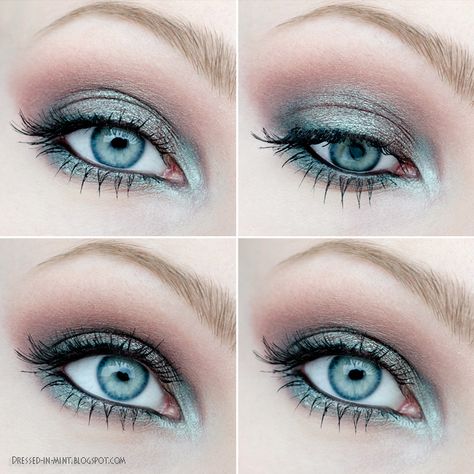 Drag Make-up, Smink Inspiration, Beautiful Eye Makeup, Makijaż Smokey Eye, How To Apply Eyeliner, Blue Eyeshadow, Eye Makeup Tips, Blue Makeup, Long Lashes