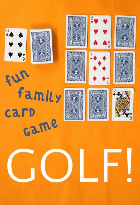 How to play golf card game. It is also known as nine holes and is an easy card game to learn and fun for the whole family. #games #familygames #cardgames