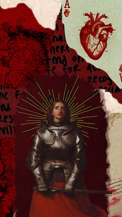 Santa Joana D'arc, Spotify Playlist Cover, Nature Vintage, Vibes Wallpaper, Joan Of Arc, Wallpaper Nature, Catholic Art, Classical Art, Heart Wallpaper