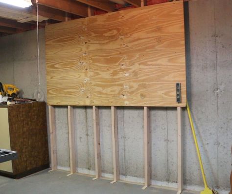 Unfinished Basement Storage, Unfinished Basement Walls, 1950s Tv, Basement Craft Rooms, Tool Wall, Basement Workshop, Basement Remodel Diy, Basement Laundry Room, Tool Board