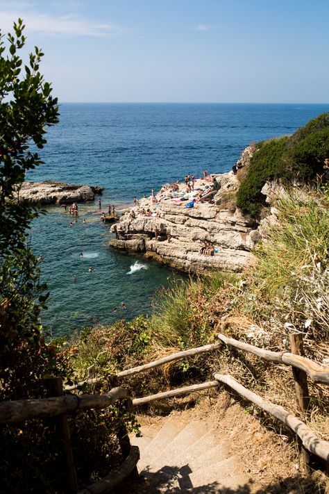 Where the locals go - Sorrento, Italy Beaches In Sorrento Italy, Sorrento Aesthetic, Sorrento Italy Aesthetic, Coastal Italy, Italy Sorrento, Sorrento Italia, Sorrento Beach, Italy Coast, Italy Beach