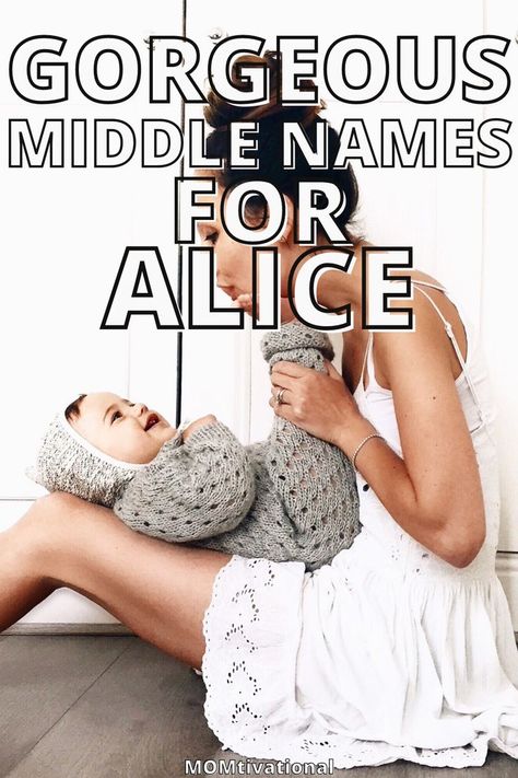 Middle names for Alice Alice Name Meaning, Alice Name, Baby Girl Middle Names, Cute Middle Names, Cool Middle Names, Middle Names For Girls, Uncommon Baby Names, Unisex Baby Names, Middle Name