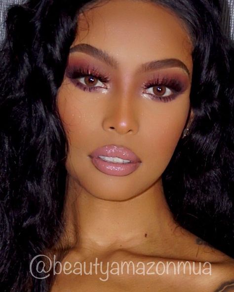 Beautyamazonmua on Instagram: “Makeup by me for @_selam !! I love what I do ❤️ #miamimakeupartist #Mua #beautyamazonmua #perfectmakeup #ilovemakeup” Pink Makeup For Black Women, Pink Soft Glam Makeup Black Women, Natural Pink Makeup, Natural Beat, Shoot Makeup, Spring Ball, Ball Makeup, Pink Eyeshadow Look, Makeup Favorites