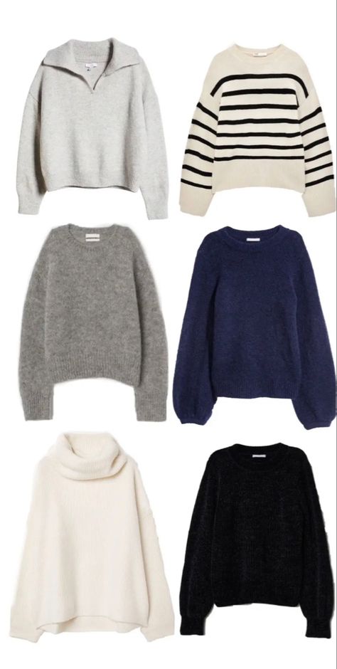 Fancy Sweater Outfit, Essential Clothes For Women Closet, Cool Winter Palette Outfits, January Clothes, Basic Must Have Clothes, Winter Basic Outfits, Layered Outfits Fall, Winter Outfits Inspiration, Womens Fall Sweaters