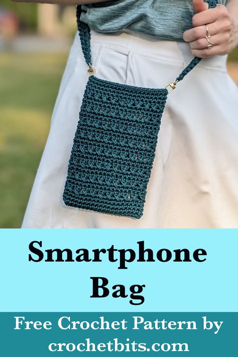 Keep your phone close and hands-free with this crochet smartphone bag featuring an over-the-shoulder handle! Perfect for on-the-go convenience, this stylish and functional design is easy to make and customizable to match your style.

#crochetbag
#crochetphonebag
#crochetphonecase
#crochetsmartphonebag
#crochetpattern
#crochet
#howtocrochet Free Crochet Phone Case Pattern, Crochet Phone Purse Free Pattern, Crochet Phone Holder Pattern Free, Crochet Phone Bag Pattern, Cross Body Crochet Bag, Crochet Cellphone Pouch, Phone Purse Pattern, Phone Bag Crochet, Crochet Phone Bag