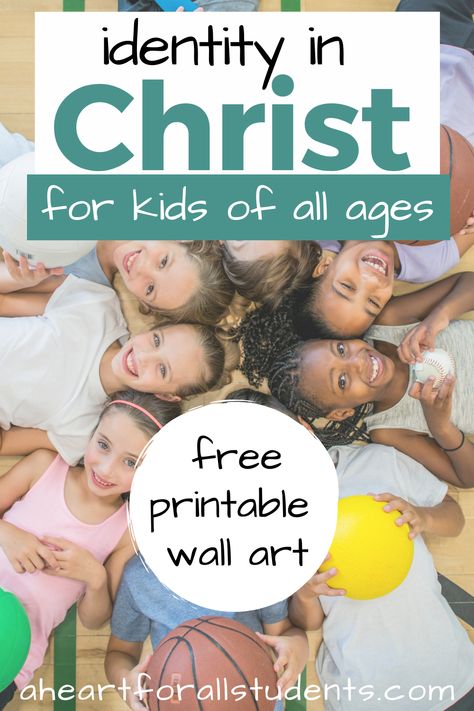 Who Is Jesus Lesson For Kids, Who Am I In Christ Printable, Identity In Christ Activity, Identity In Christ For Kids, Walking With Jesus, Who I Am In Christ Printable, Kids Ministry Check In, Identity In Christ Verses, My Identity In Christ