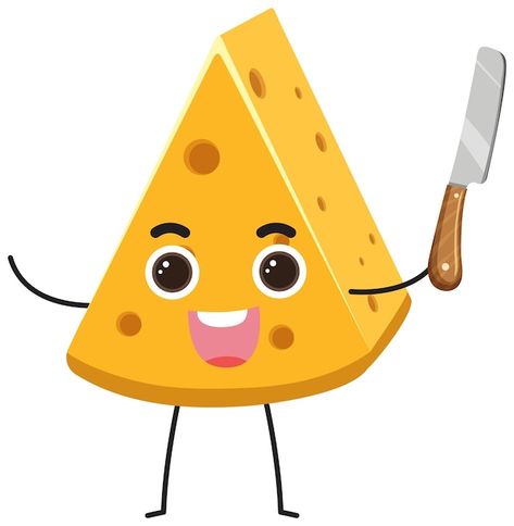 Cheese cartoon character isolated | Free Vector #Freepik #freevector #cheese-cartoon #food-clipart #cartoon-drawing #cartoon-svg Cheese Character, Cheese Clipart, Cheese Cartoon, Cheese Drawing, Wooden Wallpaper, Sheep Vector, Fire Vector, Feather Vector, Cartoon Food