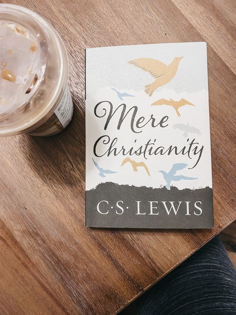 Mere Christianity Book, Theologian Aesthetic, Theology Aesthetic, Girls Bookshelf, Faith Based Books, 2024 Books, Mere Christianity, Bday List, Photo Prompts