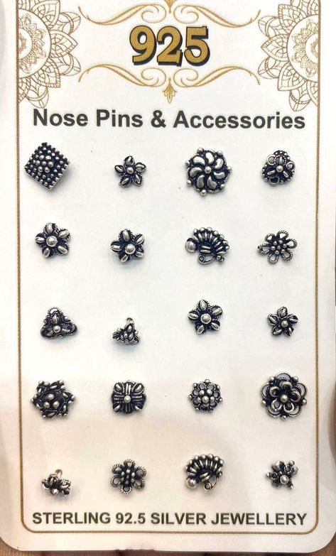 Pure Silver Nose Pins Traditional Nose Pins Indian, Nose Pin Indian, Nose Ring Jewelry, Nose Pins, Krishna Wallpapers, Nose Pin, Jewellery Indian, Traditional Indian Outfits, Lord Krishna Wallpapers