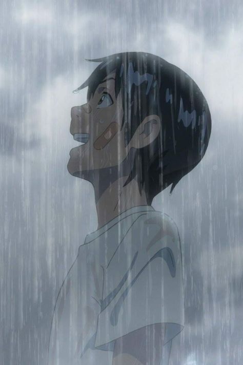 Hodoka Morishima in the rain from the anime series Weathering with You. Drama Anime, Makoto Shinkai, Web Novel, Romance Fiction, Best Novels, Movie Review, The Rain, Your Name, Anime