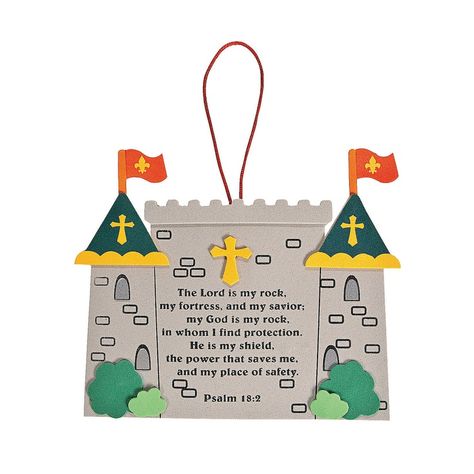 vbs fortress craft for kids | Mighty Kingdom Sign Craft Kit - OrientalTrading.com God Is A Mighty Fortress Craft, Gods Kingdom Craft, Vbs Preschool Crafts, Kingdom Crafts, Medieval Vbs, Mighty Fortress Vbs, Gods Kingdom, Kingdom Vbs, Vacation Bible School Themes