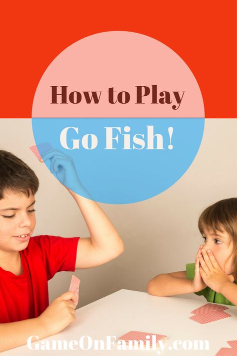 How To Play Go Fish, Snowday Activities, Go Fish Card Game, Ocean Lesson Plans, Go Fish Game, Fishing Games, Fish Card, Fish Games, Girls Party Games