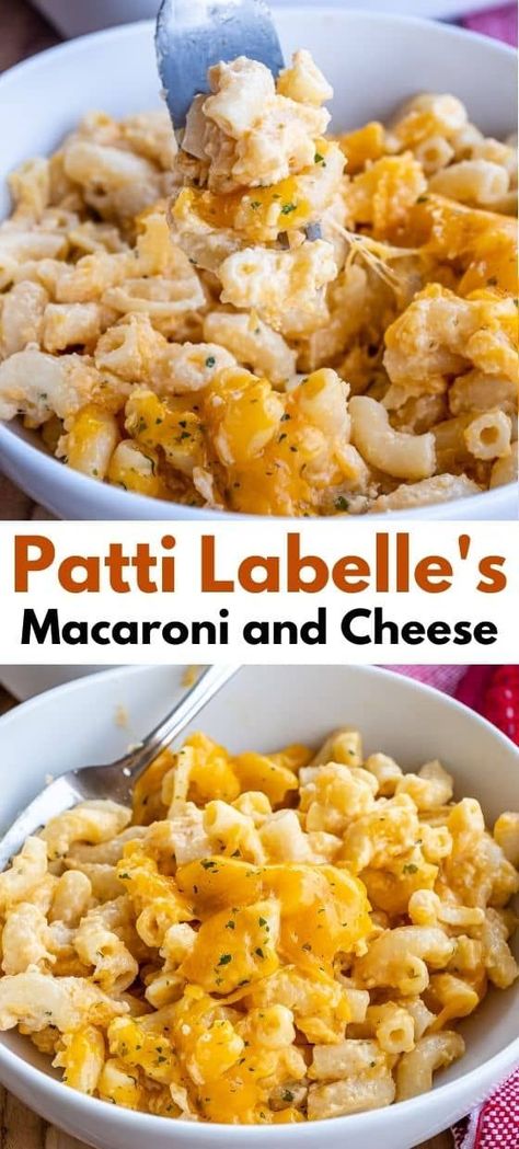 Who doesn’t like mac and cheese? For me, it is one of the ultimate comfort foods and a sure hit at the dinner table. Make some Patti LaBelle’s mac and cheese if you want your kids to eat everything on their plate. Mac And Cheese Recipe Patti Labelle, Patty Labelle Mac And Cheese Recipe, Pattie Labelle Mac And Cheese, Patty Labelle Mac And Cheese, Paula Deen Mac And Cheese, Taco Rolls, Mac And Cheese Recipe Soul Food, Patti Labelle, Macaroni Cheese Recipes