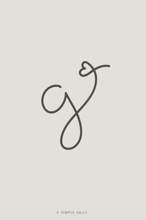 Letter G Tattoo, Spontaneous Tattoo, G Tattoo, The Letter G, Initial Tattoo, Sister Tattoos, Tattoo Love, Letter G, Trendy Tattoos