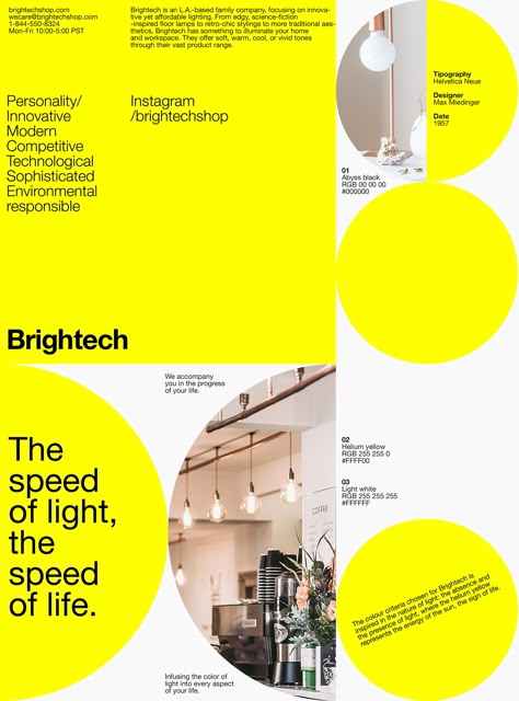 Brightech© on Behance Affordable Lighting, Desain Editorial, 타이포그래피 포스터 디자인, Fearless Women, Swiss Design, Poster Layout, Editorial Layout, Layout Inspiration, Design Posters