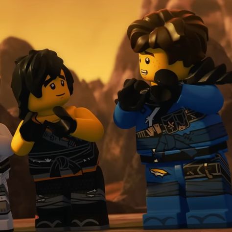 Jay And Cole Matching Pfp, Jay And Cole Fanart, Ninjago Cole And Jay, Cole X Jay Fanart, Ninjago Cole X Jay, Cole From Ninjago, Jay X Cole, Lego Fanart, Ninjago Images