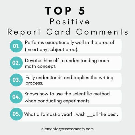 Progress Report Comments Kindergarten, Report Card Comments For Kindergarten, Positive Report Card Comments, Progress Report Comments, Report Comments, Report Card Comments, Classroom Discussion, Higher Order Thinking, Levels Of Understanding