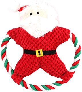 Christmas Dog Toys, Cute Christmas Dog, Christmas Dog Toy, Puppy Chew Toys, Dog Squeaky Toys, Dog Toys Indestructable, Puppy Teething, Christmas Plush Toys, Durable Dog Toys