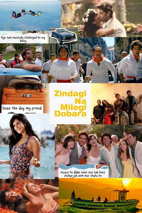 znmd aesthetic #kabirlaila Znmd Aesthetic Poster, Znmd Aesthetic Wallpaper, Bollywood Fanart, Zindagi Na Milegi Dobara, Movie Character Posters, Bollywood Wallpaper, Best Bollywood Movies, Vintage Bollywood Aesthetic, Childhood Memories Quotes