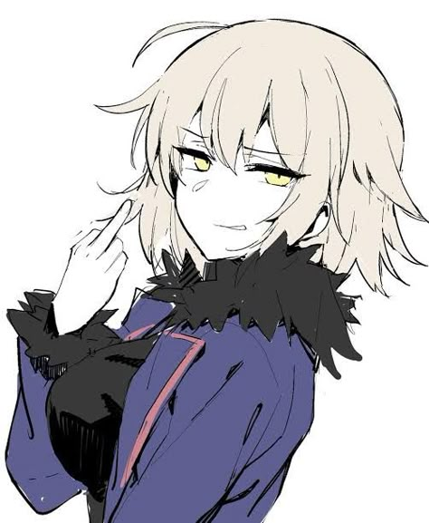 Jeane D Arc, Jeanne Alter, Type Moon Anime, Scathach Fate, Black Cat Aesthetic, Naruto Oc Characters, Arte 8 Bits, Chinese Cartoon, Fate Anime Series