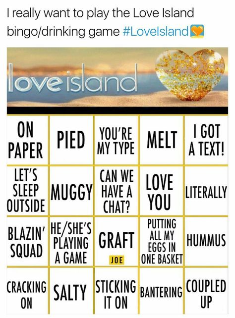 Love Island Party Games, Love Island Party, Island Party, Drinking Games, Love Island, Bingo, Party Games, Birthday Ideas, The Outsiders