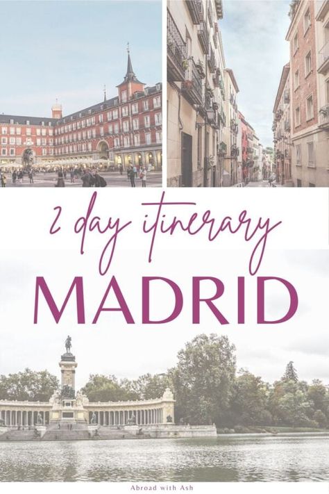 Wondering what to do in Madrid and only have a few days? I've got you covered with my 2-day Madrid Itinerary. Discover the top Madrid tourist attractions and sights, where to eat, and the best order to do it all in! #madrid #spain #travel Madrid Tourist Attractions, Madrid Attractions, Madrid Itinerary, Madrid Spain Travel, European Palace, Madrid Hotels, Spain Trip, Spain Itinerary, Madrid Travel